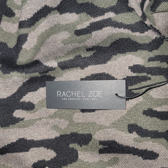 Rachel Zoe Camo Cardigan Sweater - Picture 6 of 7